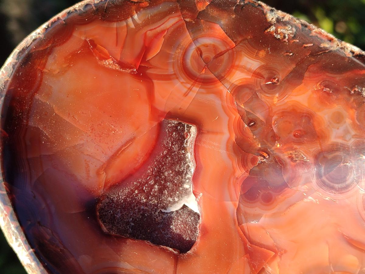 Polished Carnelian Agate Gemstone Bowls x 6 From Madagascar - Toprock Gemstones and Minerals 