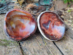 Polished Carnelian Agate Gemstone Bowls x 6 From Madagascar - Toprock Gemstones and Minerals 