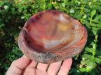 Polished Carnelian Agate Gemstone Bowls x 6 From Madagascar - Toprock Gemstones and Minerals 