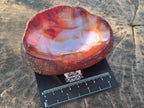 Polished Carnelian Agate Gemstone Bowls x 6 From Madagascar - Toprock Gemstones and Minerals 