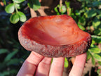 Polished Carnelian Agate Gemstone Bowls x 6 From Madagascar - Toprock Gemstones and Minerals 