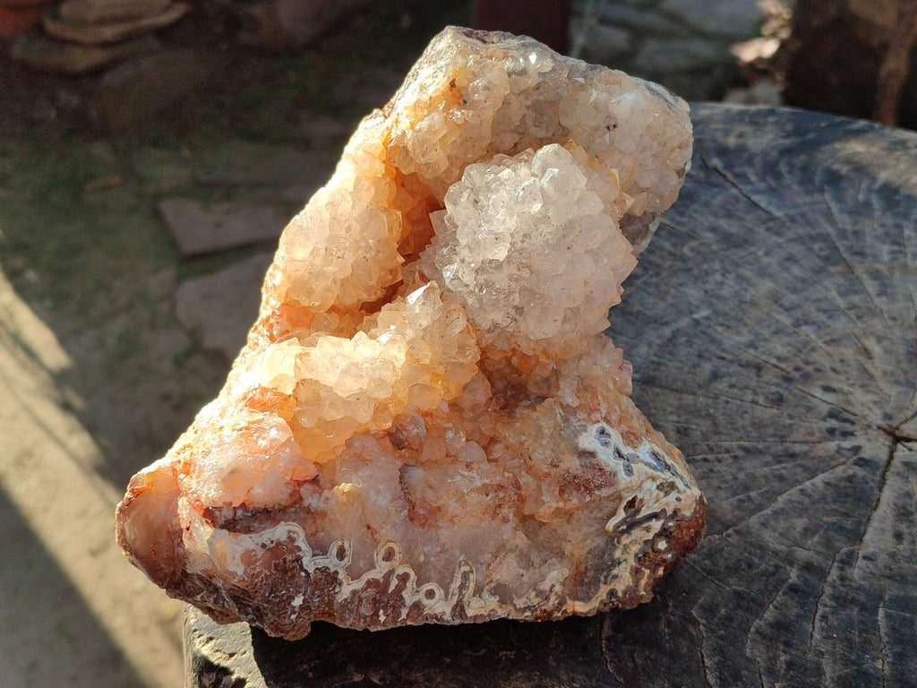 Natural Large Stalagmitic Agate with Cristobalite x 1 From Didi, Madagascar - Toprock Gemstones and Minerals 
