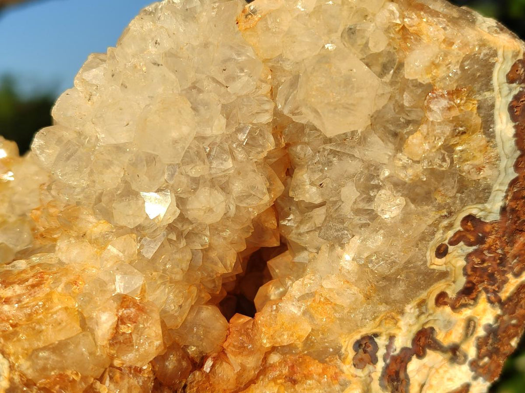 Natural Large Stalagmitic Agate with Cristobalite x 1 From Didi, Madagascar - Toprock Gemstones and Minerals 