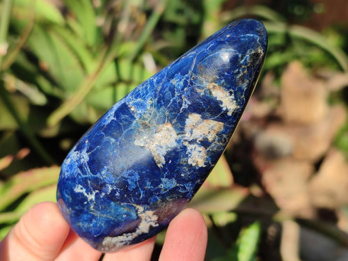 Polished Dumortierite Standing Display Pieces x 6 From Madagascar - Toprock Gemstones and Minerals 