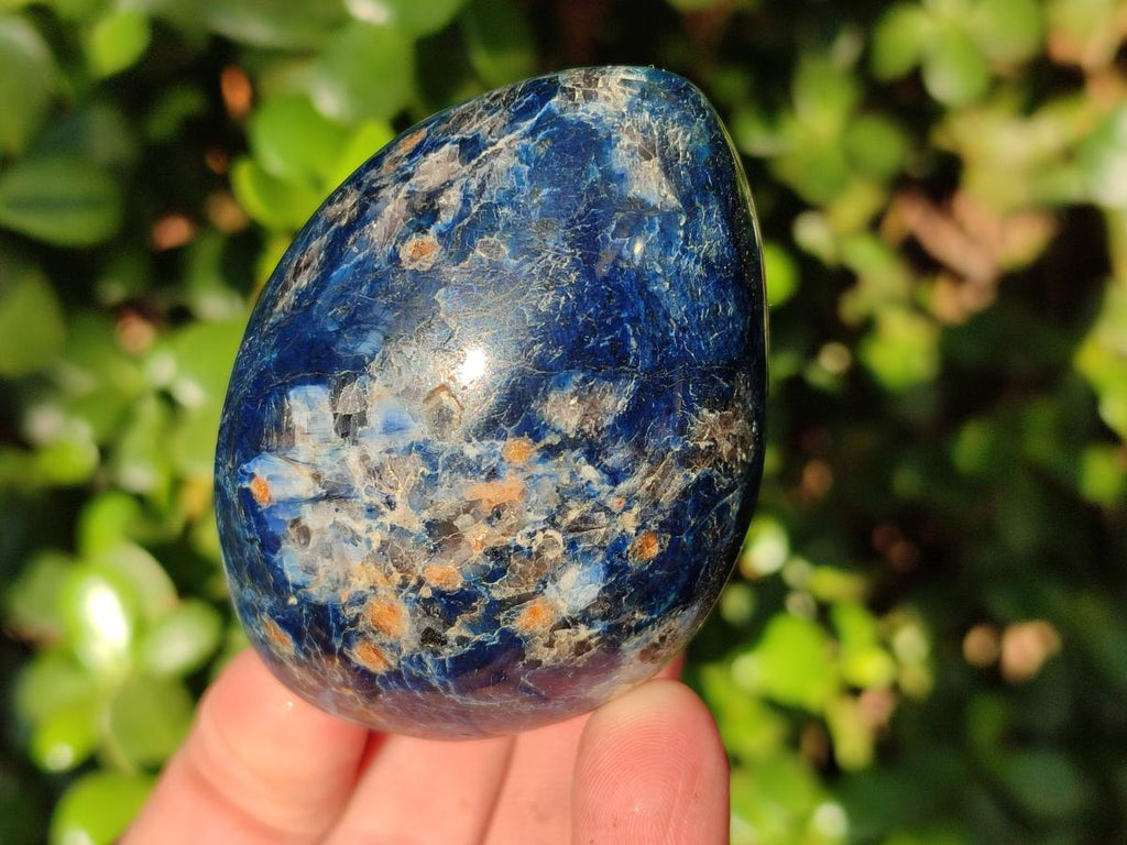 Polished Dumortierite Standing Display Pieces x 6 From Madagascar - Toprock Gemstones and Minerals 