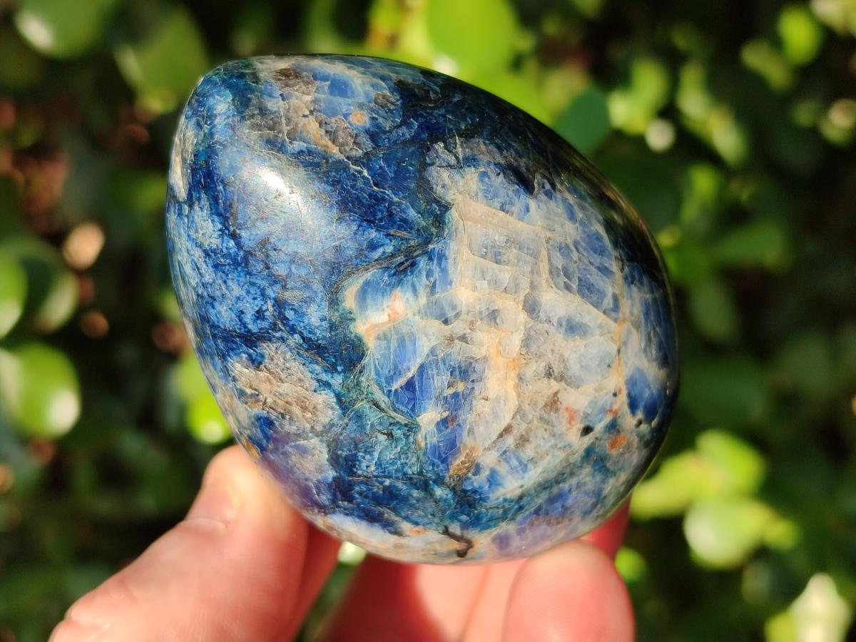 Polished Dumortierite Standing Display Pieces x 6 From Madagascar - Toprock Gemstones and Minerals 