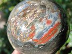 Polished Ocean Jasper Spheres x 2 From Northwest Coast, Madagascar - Toprock Gemstones and Minerals 