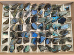 Polished One Side Labradorite Slices x 70 From Madagascar - Toprock Gemstones and Minerals 
