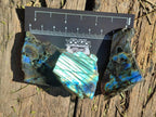 Polished One Side Labradorite Slices x 70 From Madagascar - Toprock Gemstones and Minerals 