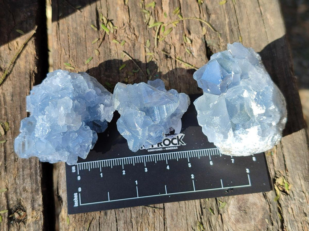 Natural Blue Celestite Specimens x 59 From Sakoany, Madagascar - Toprock Gemstones and Minerals 