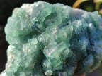 Natural Green Cubic Fluorite Specimens x 6 From Mandrosonoro, Madagascar - Toprock Gemstones and Minerals 