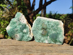 Natural Green Cubic Fluorite Specimens x 6 From Mandrosonoro, Madagascar - Toprock Gemstones and Minerals 