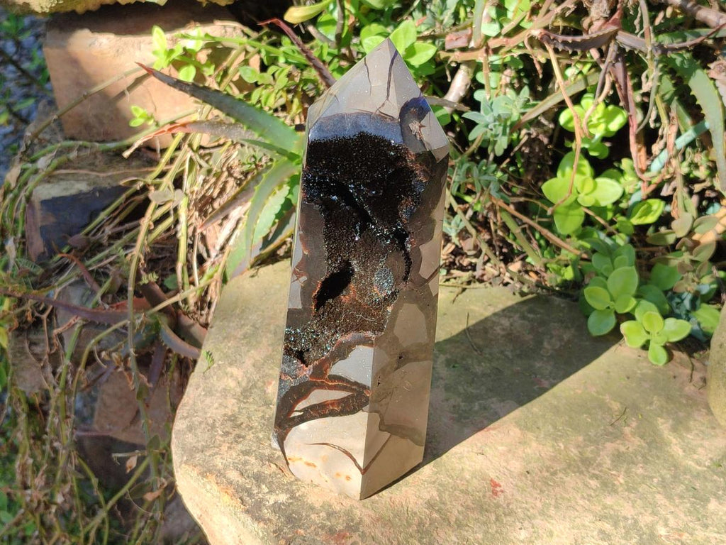 Polished Large Septerye Sauvage Tower x 1 From Mahajanga, Madagascar - Toprock Gemstones and Minerals 