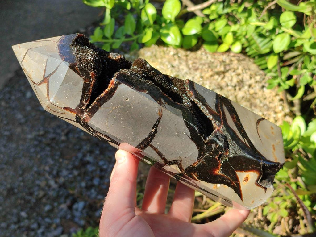 Polished Large Septerye Sauvage Tower x 1 From Mahajanga, Madagascar - Toprock Gemstones and Minerals 