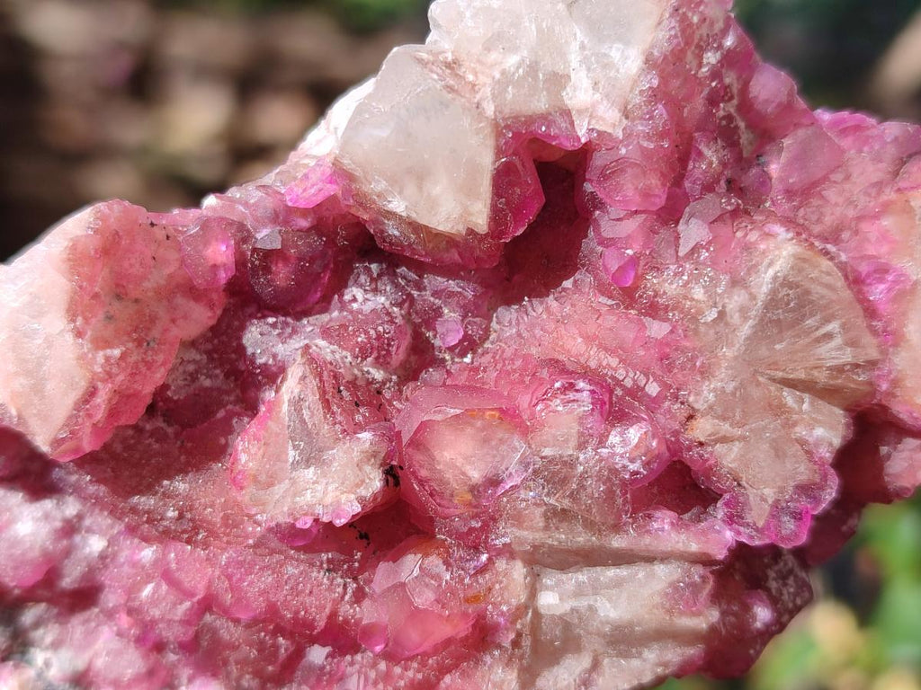 Natural Spherocobaltite Specimens x 6 From Musonoi Mine, Congo - Toprock Gemstones and Minerals 