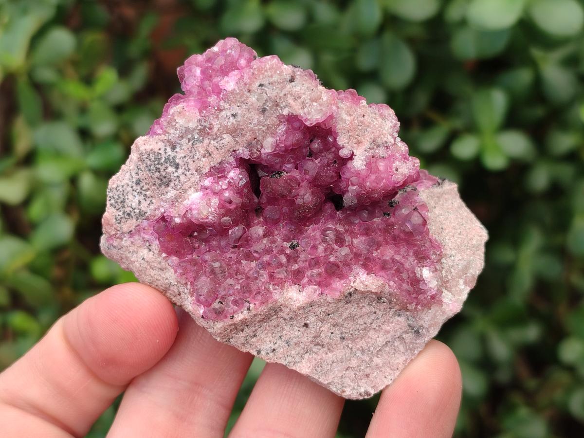Natural Spherocobaltite Specimens x 6 From Musonoi Mine, Congo - Toprock Gemstones and Minerals 