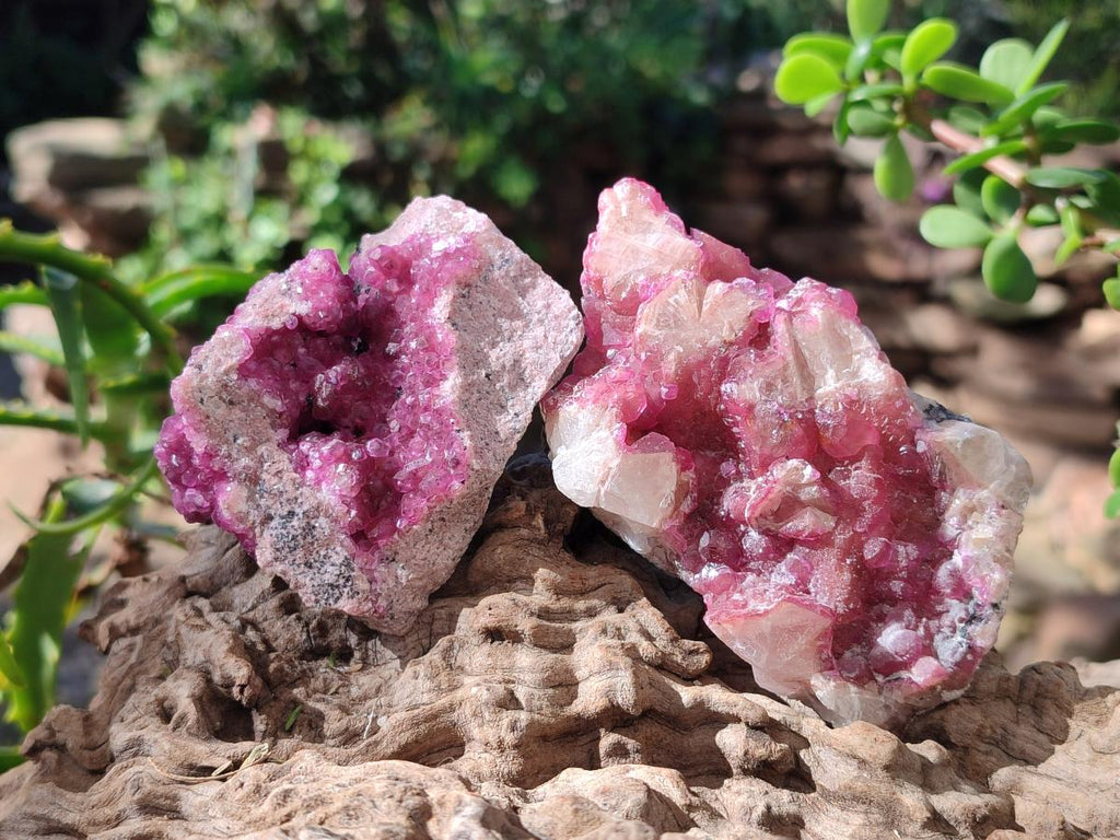Natural Spherocobaltite Specimens x 6 From Musonoi Mine, Congo - Toprock Gemstones and Minerals 