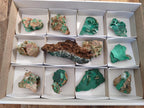 Natural Rare Bladed Barite Specimens with Malachite x 12 From Shangulowé Mine, Congo - Toprock Gemstones and Minerals 