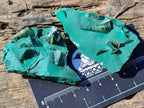 Natural Rare Bladed Barite Specimens with Malachite x 12 From Shangulowé Mine, Congo - Toprock Gemstones and Minerals 