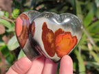 Polished Polychrome Jasper Twin Hearts x 12 From NW Coast, Madagascar - Toprock Gemstones and Minerals 
