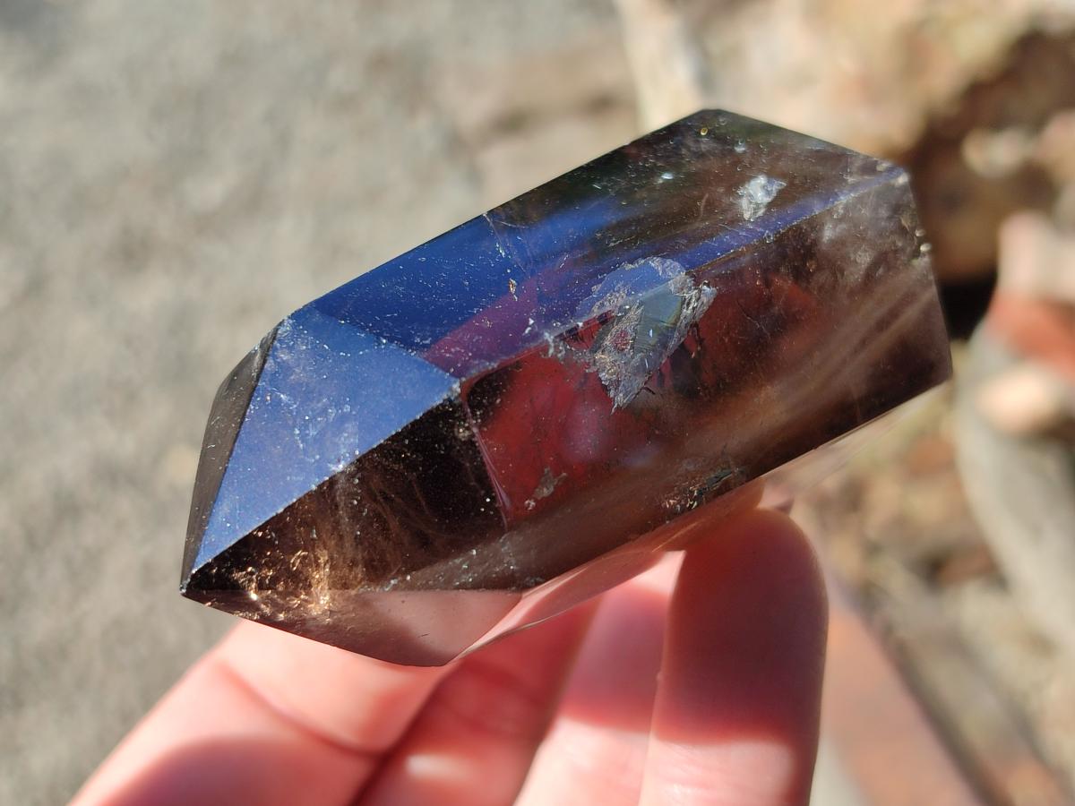 Polished Smokey Quartz Crystals x 12 From Madagascar - Toprock Gemstones and Minerals 