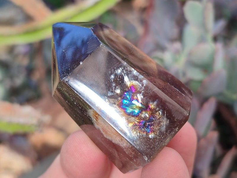 Polished Smokey Quartz Crystals x 12 From Madagascar - Toprock Gemstones and Minerals 
