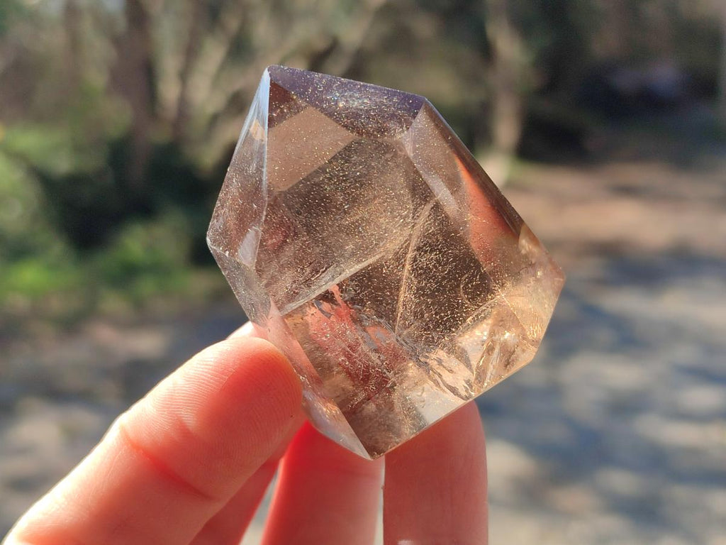 Polished Smokey Quartz Crystals x 12 From Madagascar - Toprock Gemstones and Minerals 