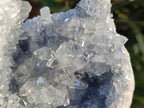 Natural Large Blue Celestite Geode Specimen x 1 From Sakoany, Madagascar - Toprock Gemstones and Minerals 