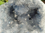 Natural Large Blue Celestite Geode Specimen x 1 From Sakoany, Madagascar - Toprock Gemstones and Minerals 