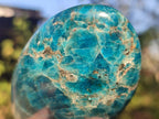 Polished Blue Apatite Standing Display Pieces x 6 From Betroka, Madagascar - Toprock Gemstones and Minerals 