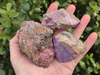 Natural Cobbed Stichtite Specimens x 10 From Barberton, South Africa - Toprock Gemstones and Minerals 
