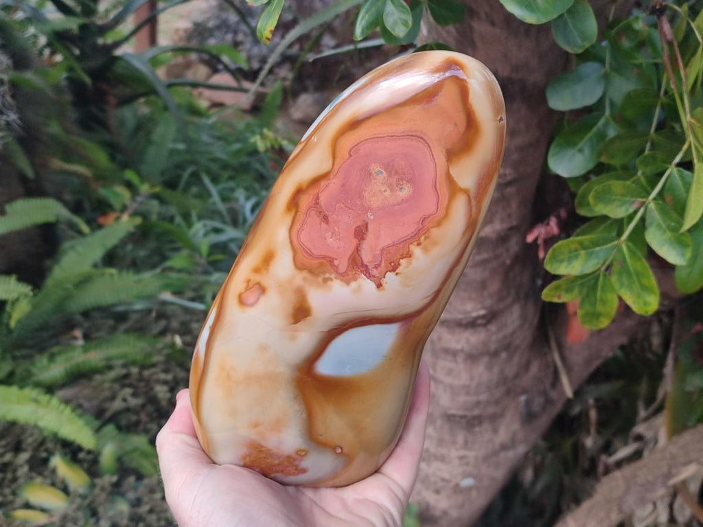 Polished Large Polychrome Jasper Standing Display Piece x 1 From NW Coast, Madagascar - Toprock Gemstones and Minerals 