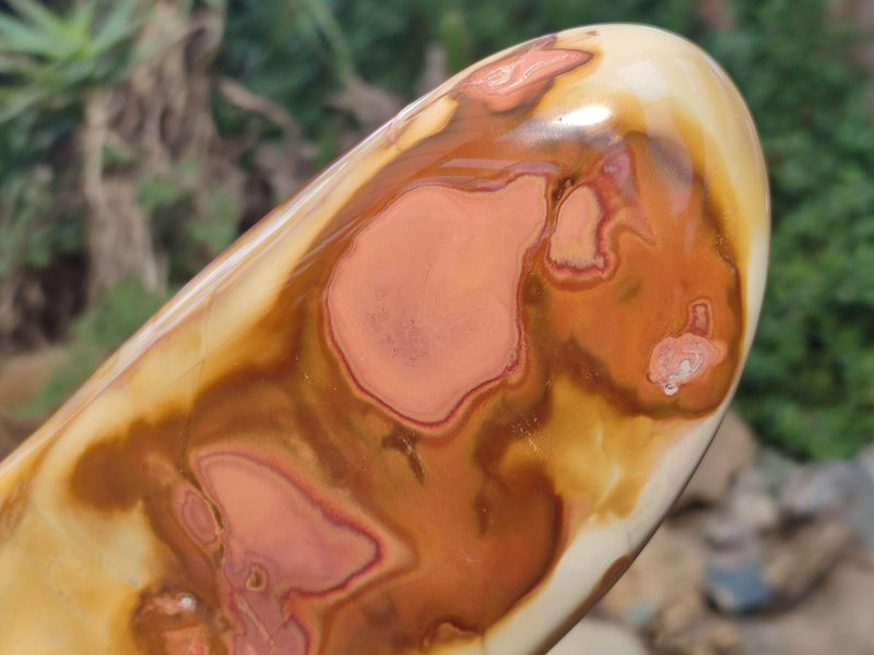Polished Large Polychrome Jasper Standing Display Piece x 1 From NW Coast, Madagascar - Toprock Gemstones and Minerals 