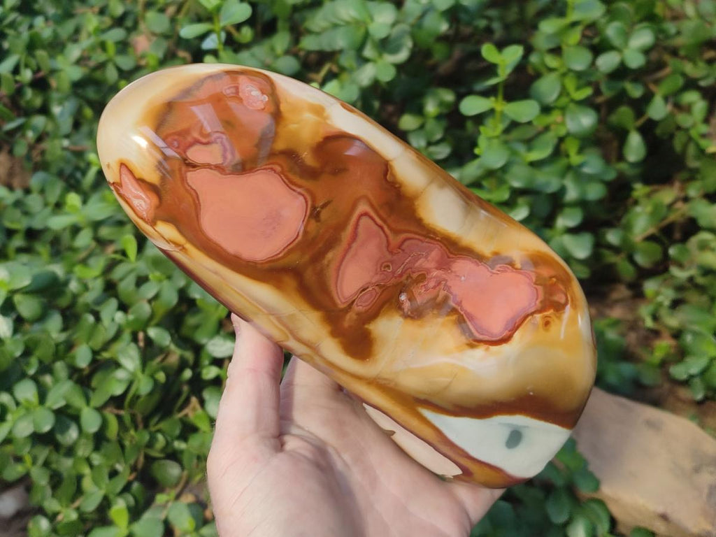 Polished Large Polychrome Jasper Standing Display Piece x 1 From NW Coast, Madagascar - Toprock Gemstones and Minerals 