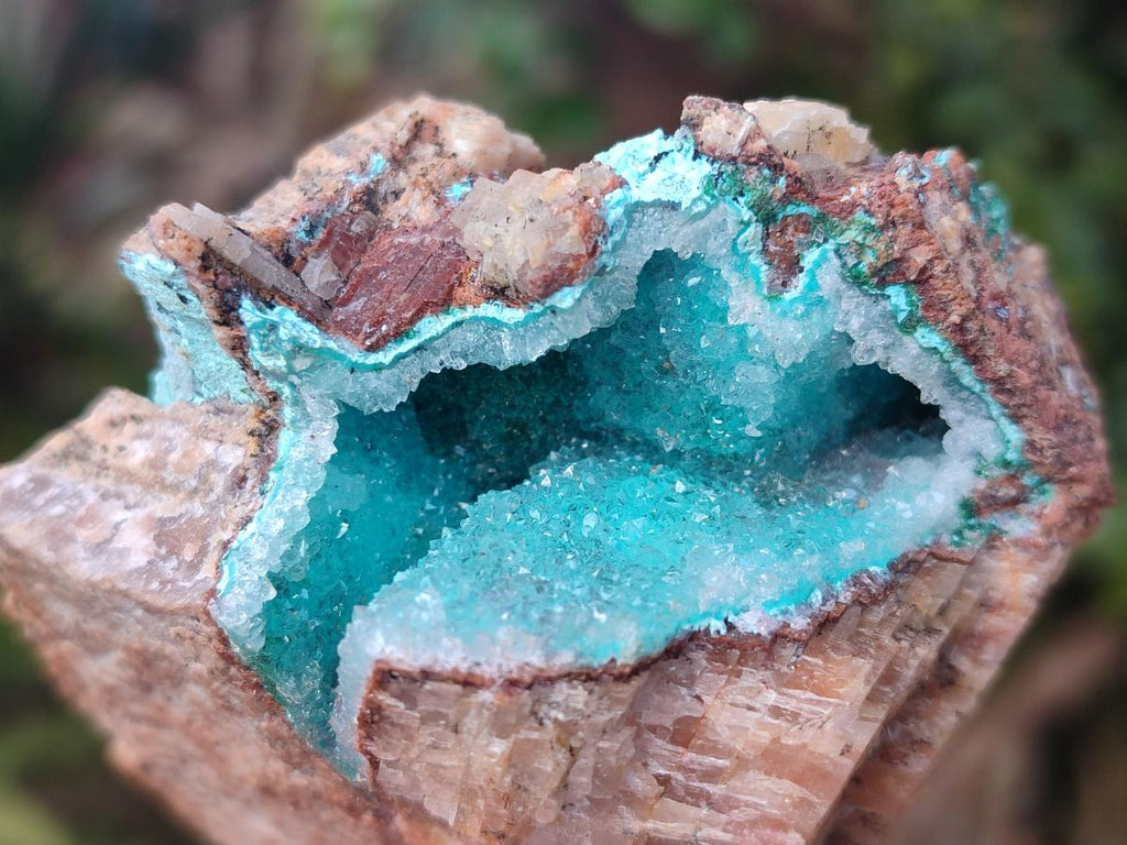 Natural Drusy Coated Chrysocolla Specimens x 3 From Lupoto Mine, Congo - Toprock Gemstones and Minerals 