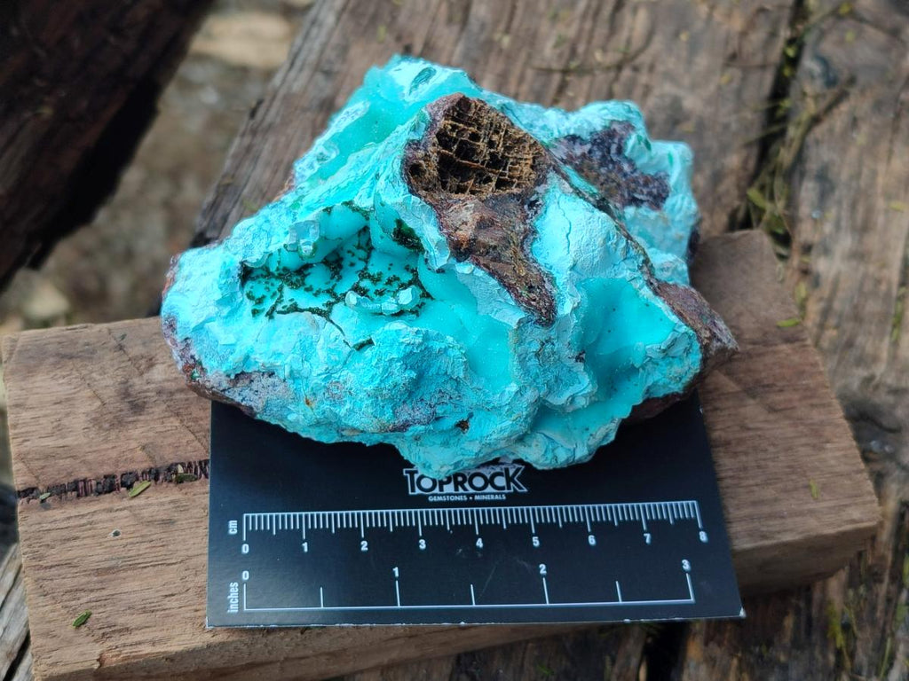 Natural Drusy Coated Chrysocolla Specimens x 3 From Lupoto Mine, Congo - Toprock Gemstones and Minerals 
