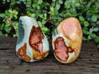 Polished Polychrome Jasper Standing Display Pieces x 2 From NW Coast, Madagascar - Toprock Gemstones and Minerals 