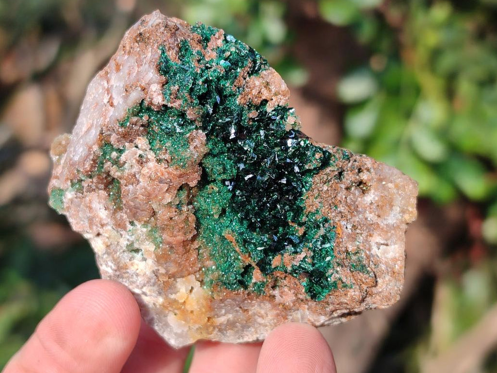 Natural Crystalline Malachite Specimens x 6 From Tenke Fungurume, Congo - Toprock Gemstones and Minerals 