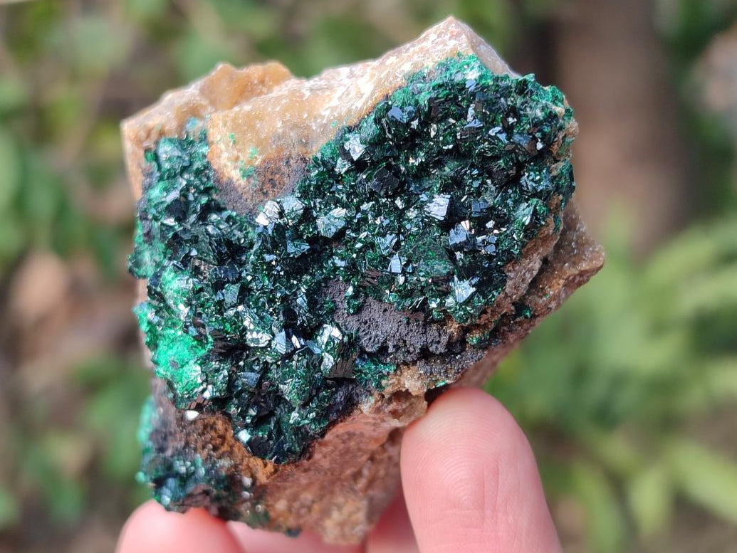 Natural Crystalline Malachite Specimens x 6 From Tenke Fungurume, Congo - Toprock Gemstones and Minerals 