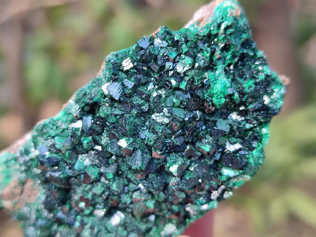 Natural Crystalline Malachite Specimens x 6 From Tenke Fungurume, Congo - Toprock Gemstones and Minerals 