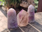 Polished Amethyst Crystals x 6 From Akansobe, Madagascar - Toprock Gemstones and Minerals 