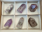 Polished Amethyst Crystals x 6 From Akansobe, Madagascar - Toprock Gemstones and Minerals 