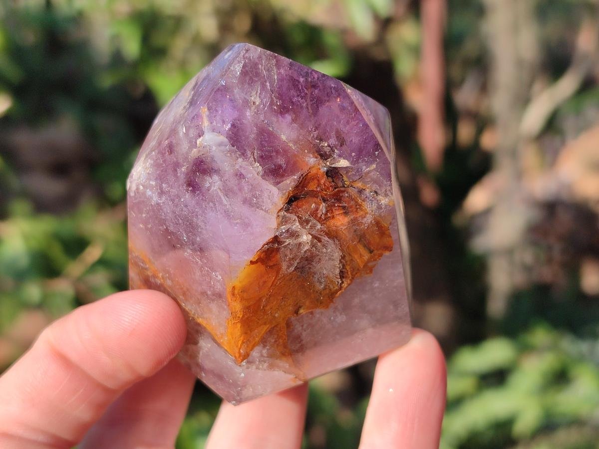 Polished Amethyst Crystals x 6 From Akansobe, Madagascar - Toprock Gemstones and Minerals 