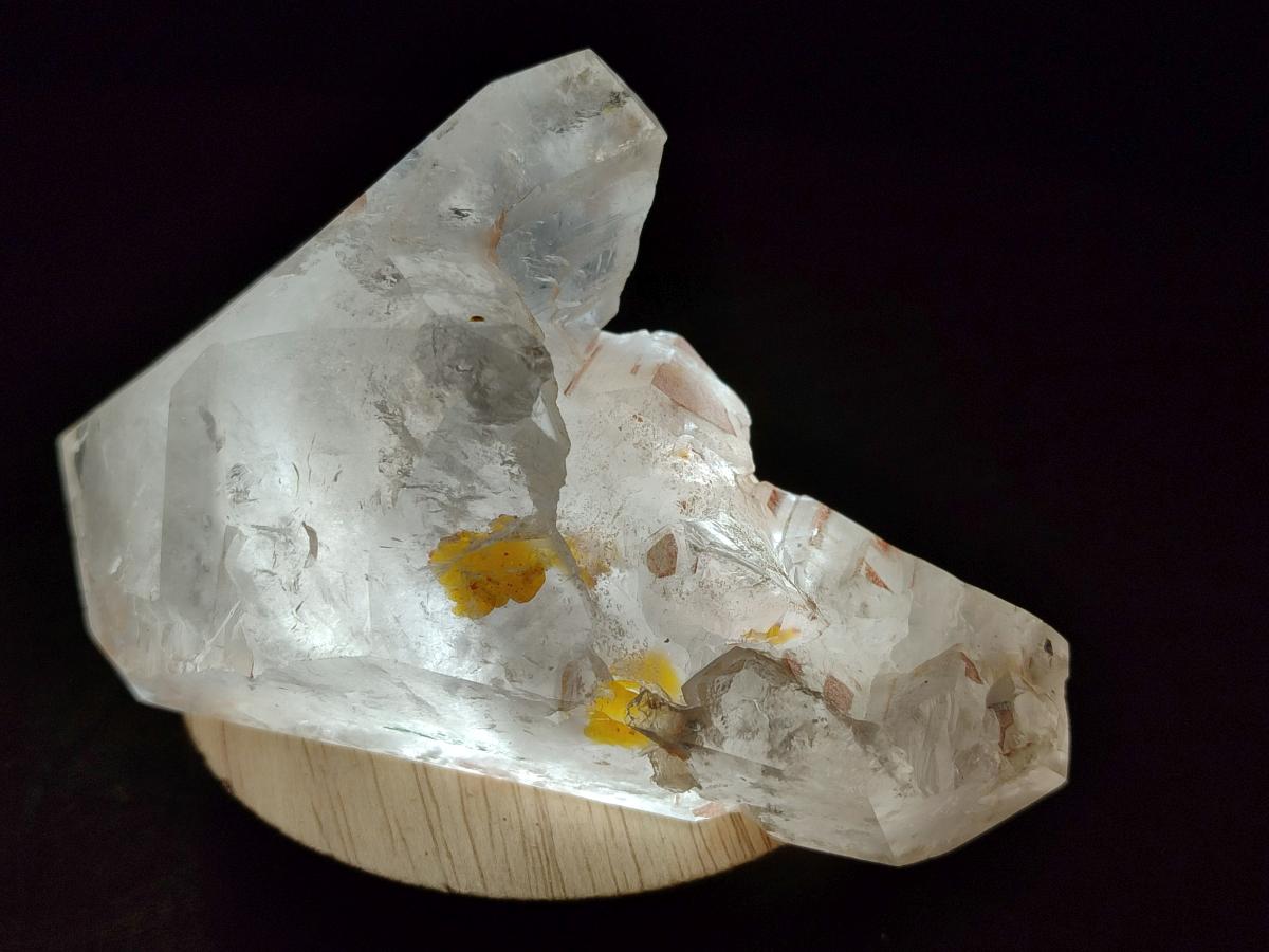 Polished Elestial Girasol Quartz Crystals x 6 From Madagascar - Toprock Gemstones and Minerals 