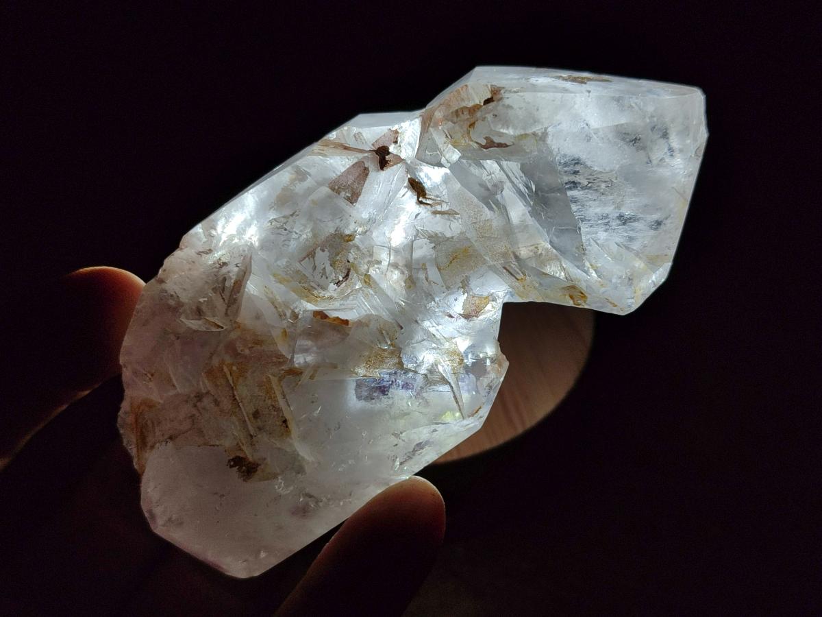 Polished Elestial Girasol Quartz Crystals x 6 From Madagascar - Toprock Gemstones and Minerals 