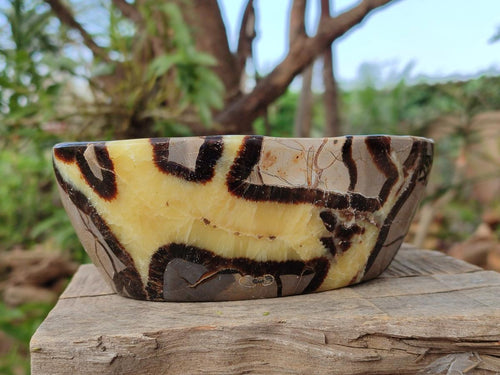 Polished Large Septerye Bowl x 1 From Mahajanga, Madagascar - Toprock Gemstones and Minerals 