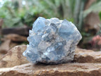 Natural Blue Celestite Specimens x 6 From Sakoany, Madagascar - Toprock Gemstones and Minerals 