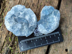 Natural Blue Celestite Specimens x 6 From Sakoany, Madagascar - Toprock Gemstones and Minerals 