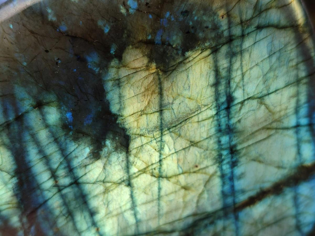 Polished Labradorite Standing Display Piece x 2 From Madagascar - Toprock Gemstones and Minerals 