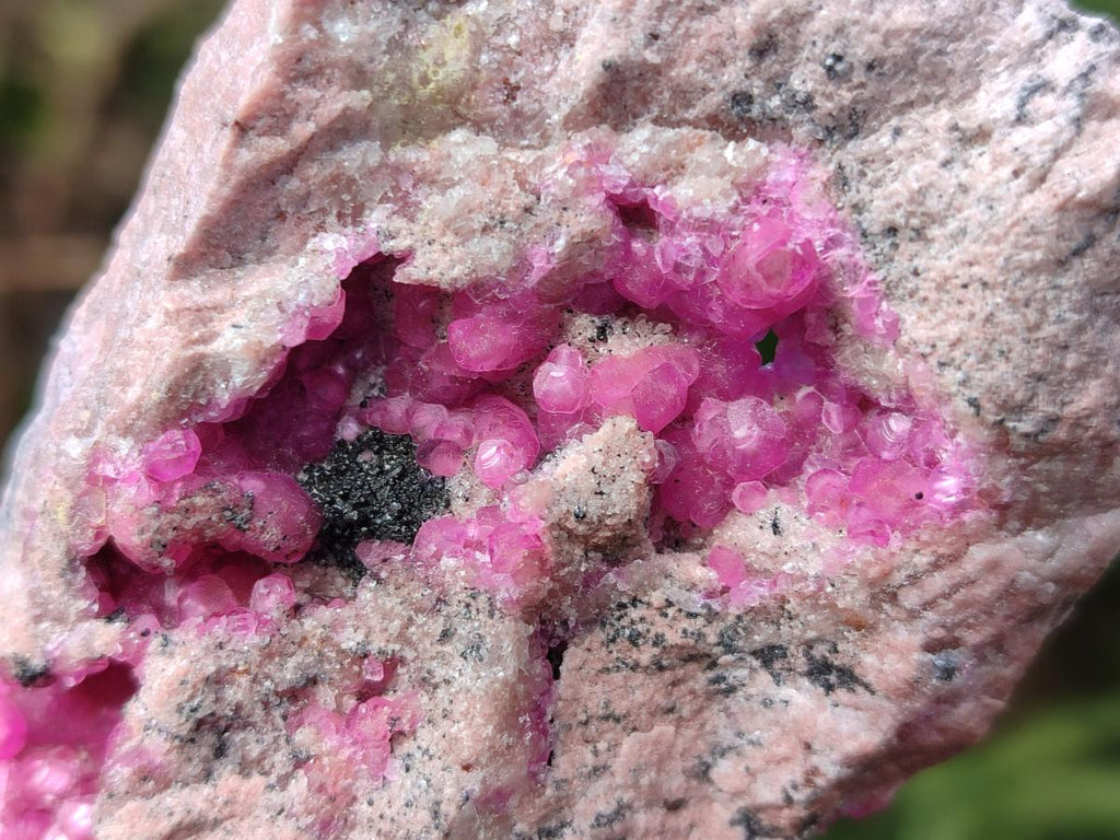Natural Spherocobaltite Specimens x 6 From Musonoi Mine, Congo - Toprock Gemstones and Minerals 